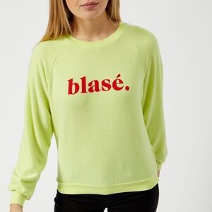 Canary Neon Yellow- Blasé Design Fitted Sweatshirt Top